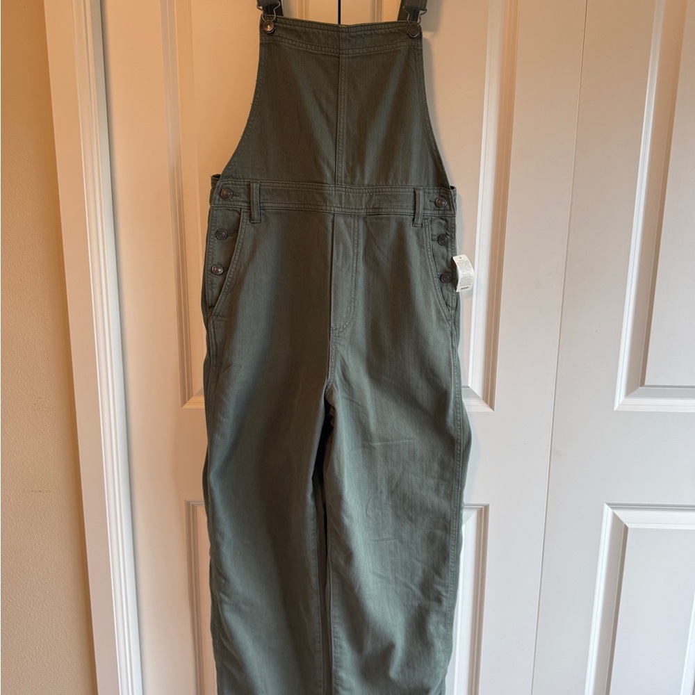 Aerie Y2K Baggy Overalls, Green Palm (NWT) - Picture 2 of 7